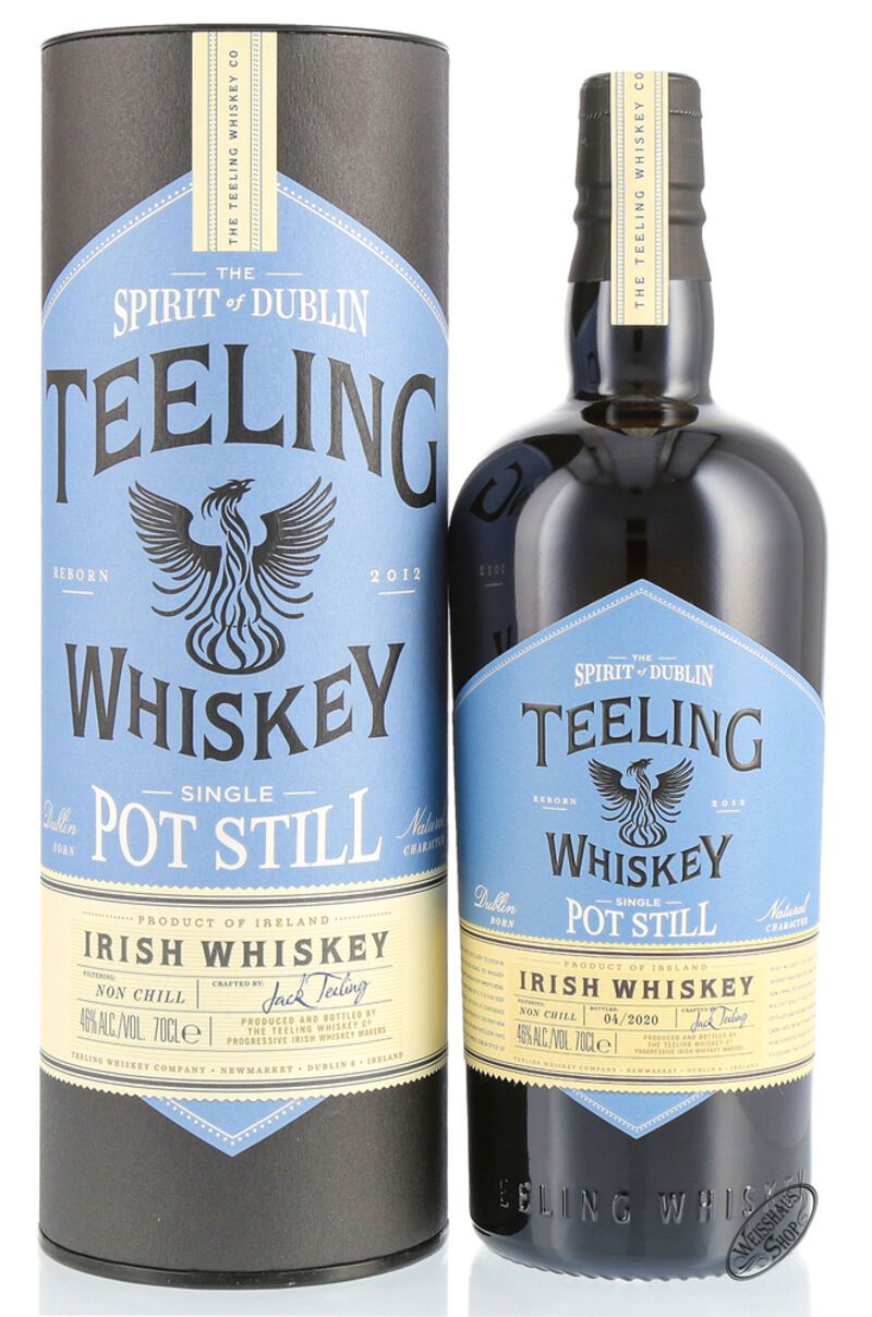 Teeling Single Pot Still Irish Whiskey 46 Vol 0 70l Weisshaus Shop