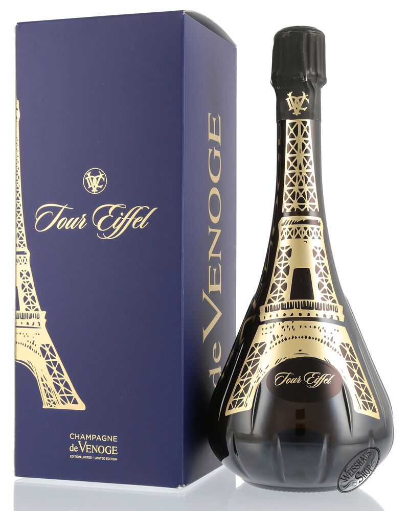 De Venoge Princes Champagner Tour Eiffel Brut Vol L