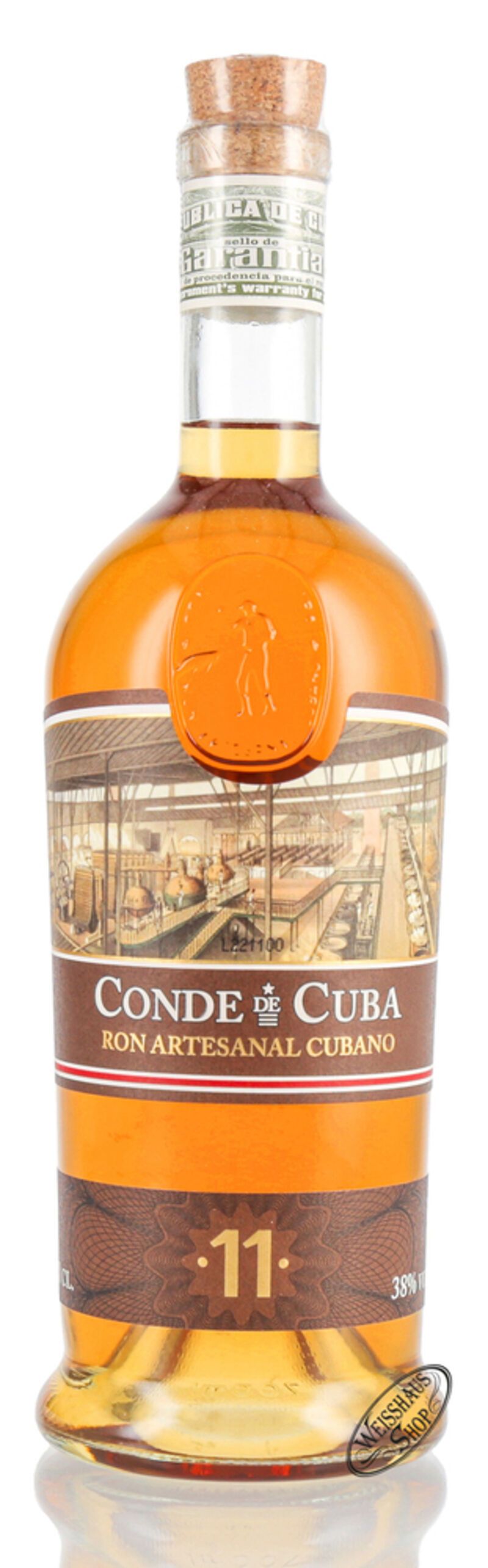 Conde De Cuba 11 Anos Rum 38 Vol 0 70l Weisshaus Shop