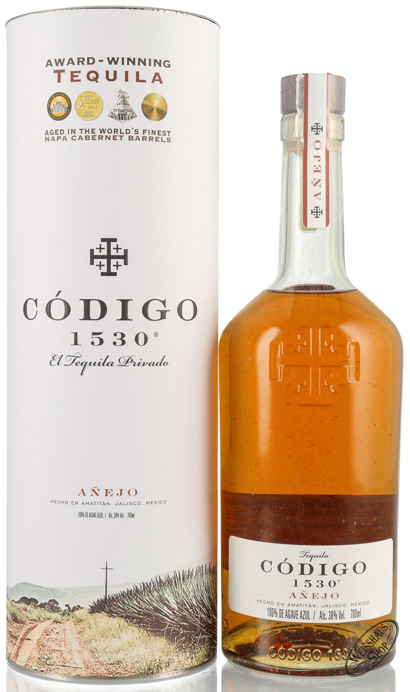 Codigo Tequila Anejo 38% vol. 0,70l | Weisshaus Shop