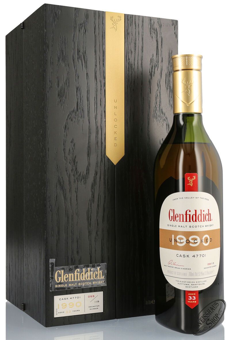 Glenfiddich Archive Collection Vintage 1990 Whisky 52,8% vol. 0,70l ...