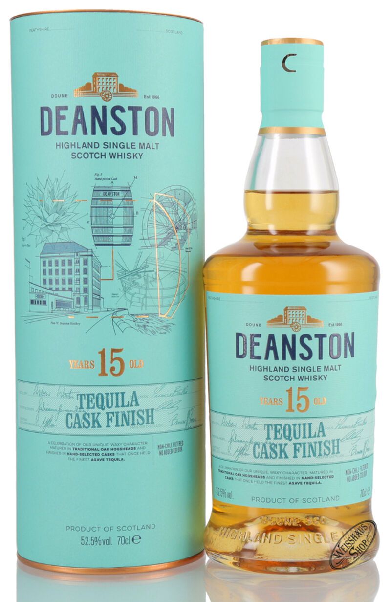 Deanston 15 Yo Tequila Cask Finish Whisky 52 5 Vol 0 70l Weisshaus Shop