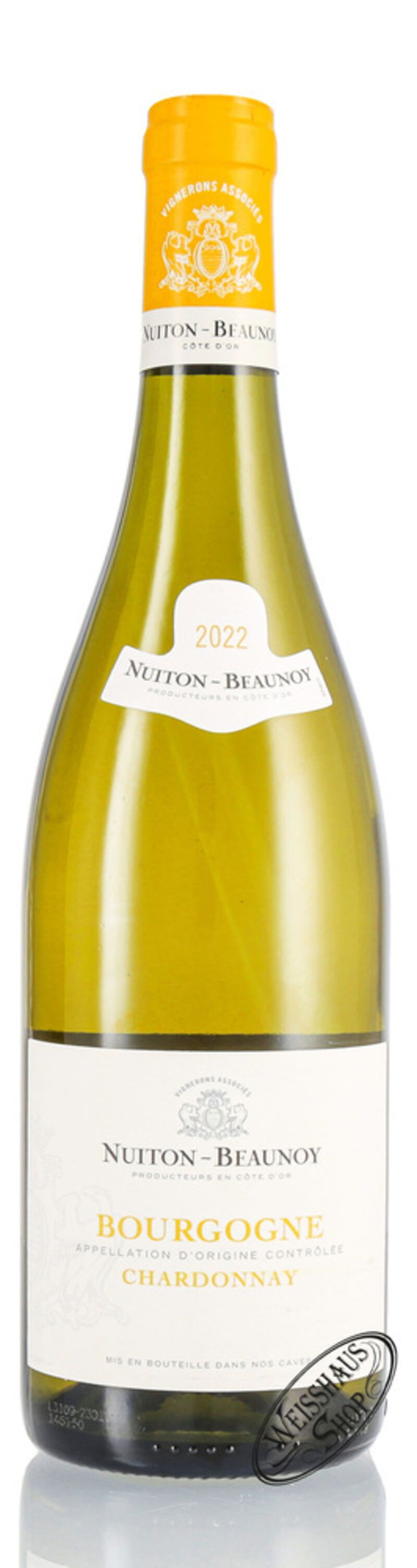 Nuiton Beaunoy Bourgogne Chardonnay 2022 12,5% Vol. 0,75l | Weisshaus Shop