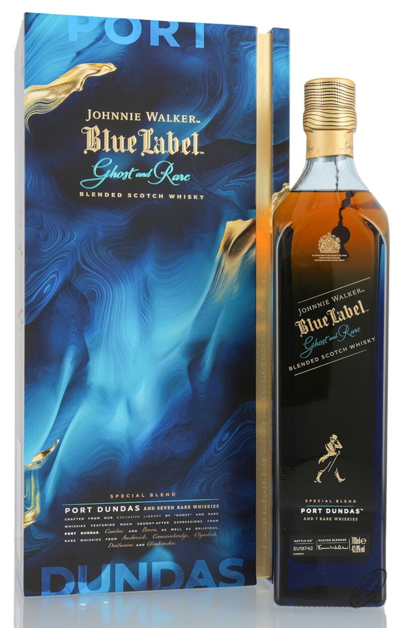 Johnnie Walker Blue Label Ghost And Rare Port Dundas Whisky 438 Vol 070l Weisshaus Shop 9895